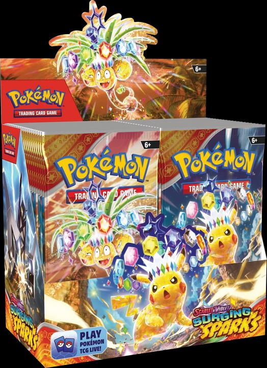 Actual product image Pokémon Surging Sparks (English, Booster Pack)