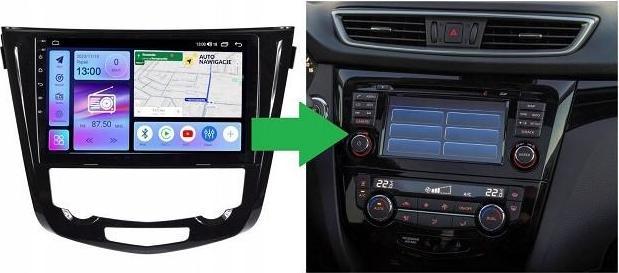 Immagine prodotto No Name RADIO GPS NAVIGAZIONE NISSAN QASHQAI X-TRAIL 2014+ ANDROID Climatizzatore automatico (10")