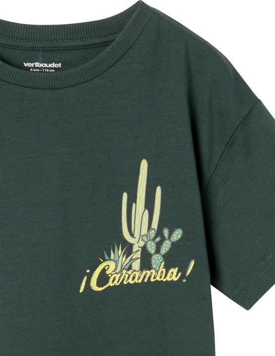 Produktbild Vertbaudet Jungen T-Shirt mit Print an der Brust und Recycling-Baumwolle (92)