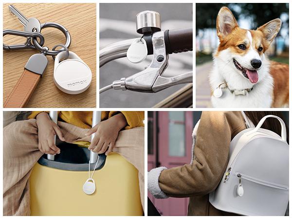 Actual product image Momax Pinpop key finder - White (iOS)