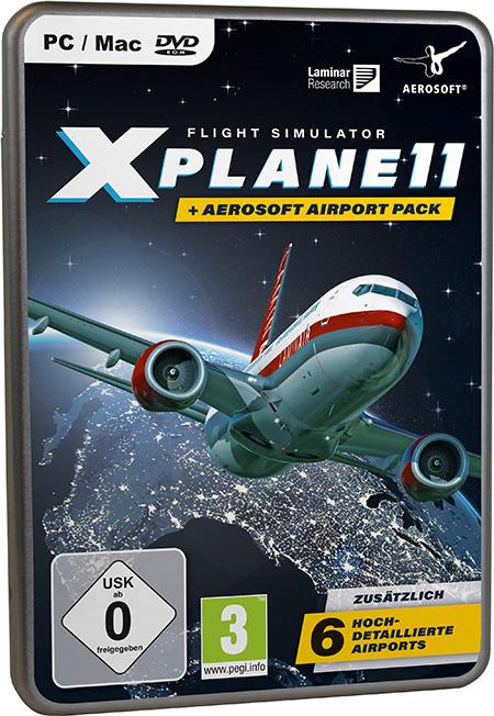 Produktbild Aerosoft Flight Simulator X-Plane 11 (PC, Mac, DE)