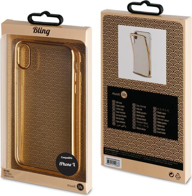 Actual product image Muvit Coque Bling Or Apple Iphone X XS (Apple iPhone X)