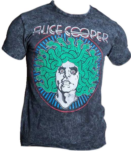 Rock Off Alice Cooper Unisex T-Shirt Medusa