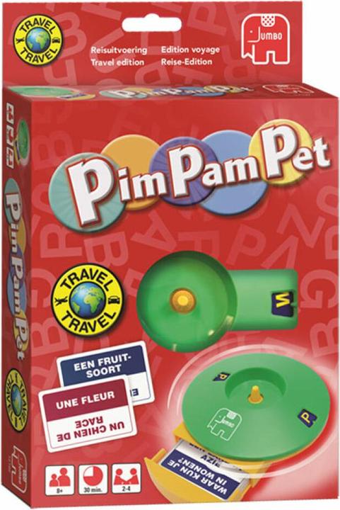 Image du produit Jumbo Pim Pam Pet Voyage Jeu Quiz Enfants & Adultes (Français, Néerlandais)