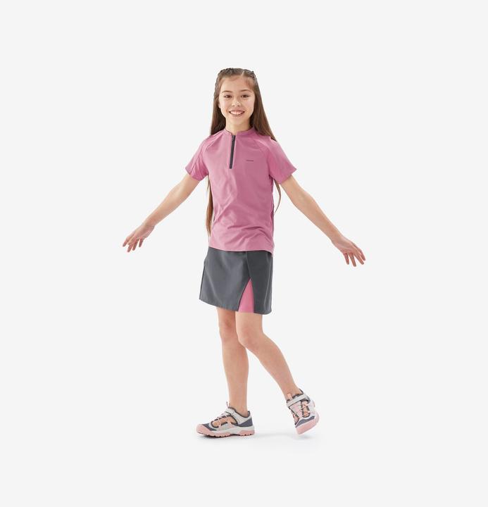 Produktbild Quechua Hosenrock Kinder Gr. 122–170 Wandern - MH100 grau (12, 13, 14)