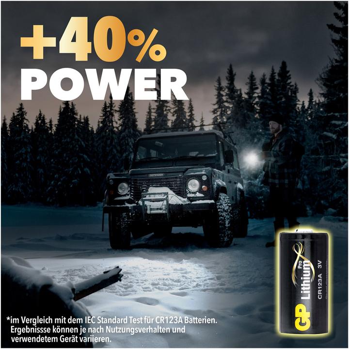 Immagine prodotto GP Batteries Foto (1 pz., CR123A, 1400 mAh)