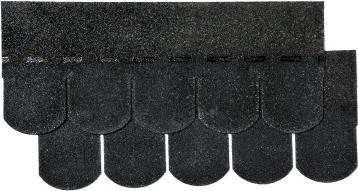 Immagine prodotto Colibri Tegole bituminose Classic Black 14 pezzi circa 2mq