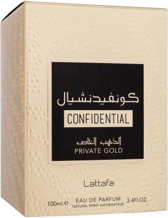 Image du produit Lattafa Perfumes Confidential Private Gold (Eau de parfum, 100 ml)