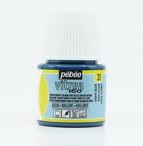 Produktbild Pebeo Vitrea 160 Glänzendefarben (Hellblau, 45 ml)