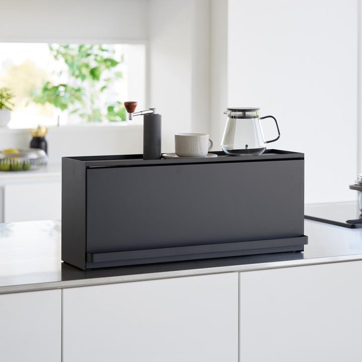 Image du produit Yamazaki Boîte de rangement semi-fermée pour la ligne de cuisine TOWER