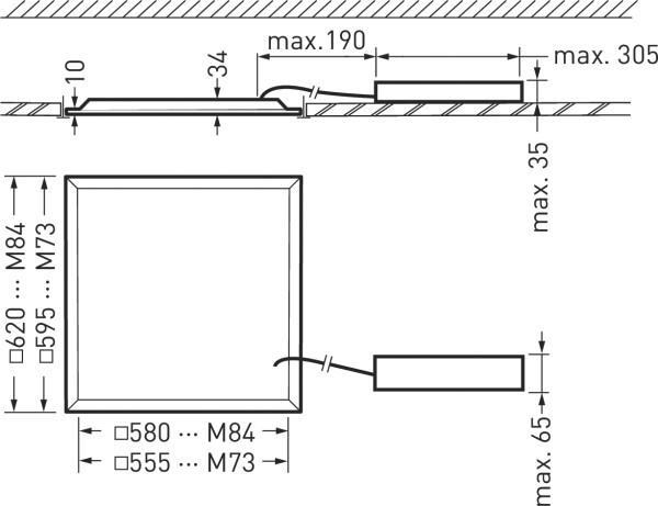 Produktbild Trilux 2330 G3 M84 (3400 lm)