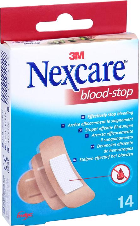Actual product image Nexcare Blood Stop haemostatic plasters (14 x)