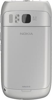 Actual product image Nokia E6-00 - QWERTZ - White (2.46", 8 Mpx, 3G)