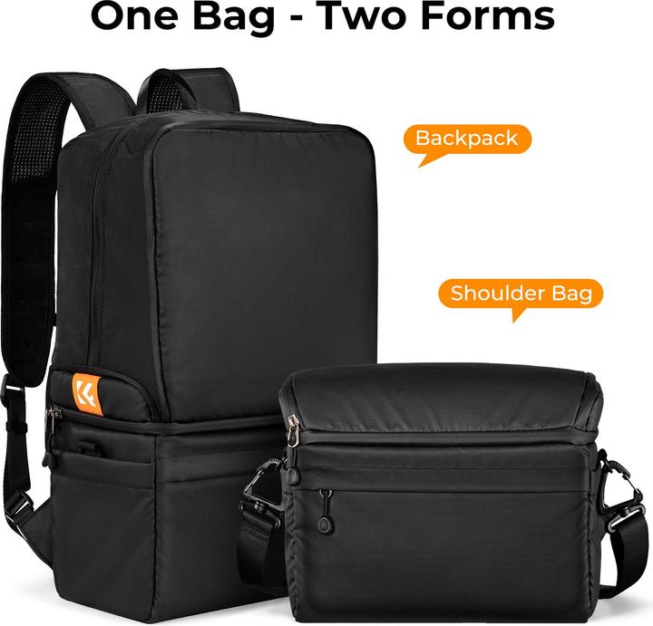 Image du produit K&F Concept Backpack / sac 2in1 22L Alpha (Sac à dos photo, 22 l)