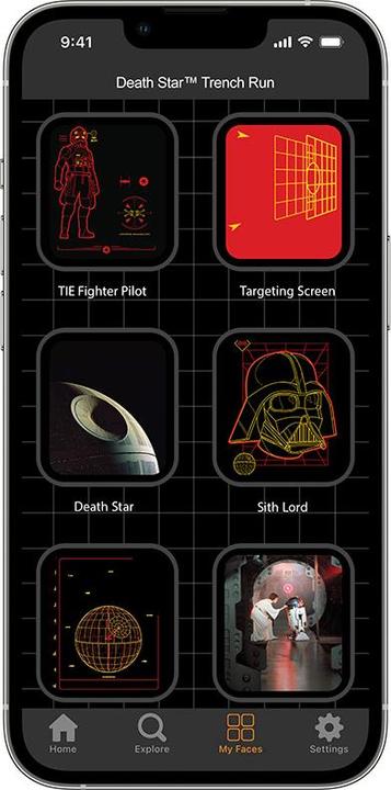 Image du produit Moby Fox Star Wars bracelet pour smartwatch Death Star Trench Run (Silicone, Montre Apple)