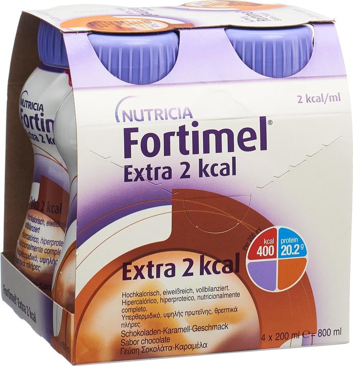Actual product image Fortimel Protein 2Kcal chocolate-caramel (Caramel, Chocolate, 4 x)