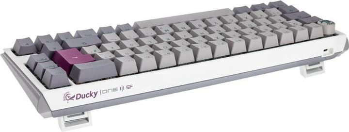 Produktbild Ducky One 3 Mist Grey SF Gaming Tastatur, RGB LED - MX-Red (DE, Kabelgebunden)