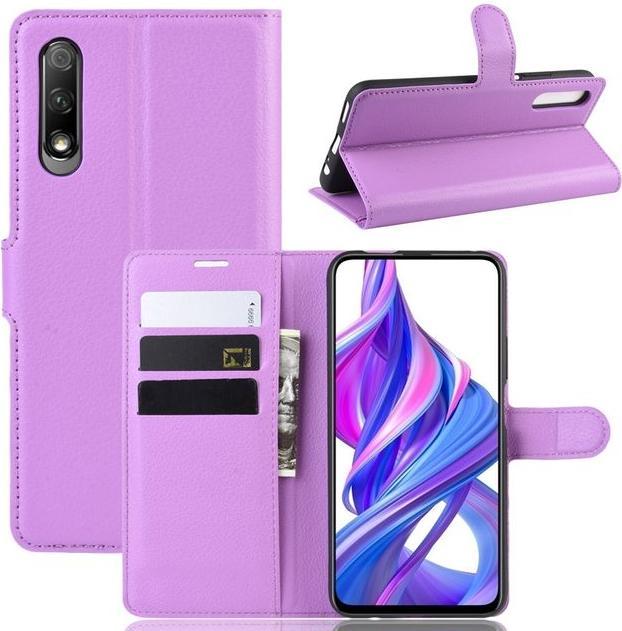 Actual product image MU Classic Litchi Leather Bookcover Series (Honor 9X)