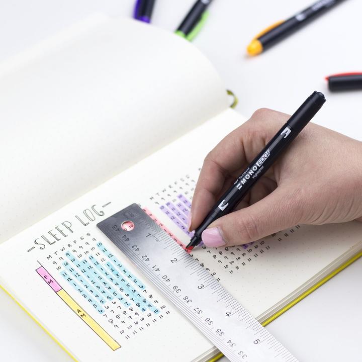 Image du produit Tombow Mono Edge (Multicolore, 3.80 mm, 6 x)
