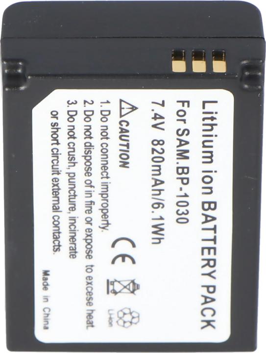 Image du produit AccuCell Batterie Samsung BP-1030, BP1030, NX100 (Batterie)