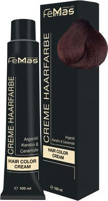 FemMas 6.58) Haarfarbe Dunkelblond Mahagoni Amber 100ml (6.58))