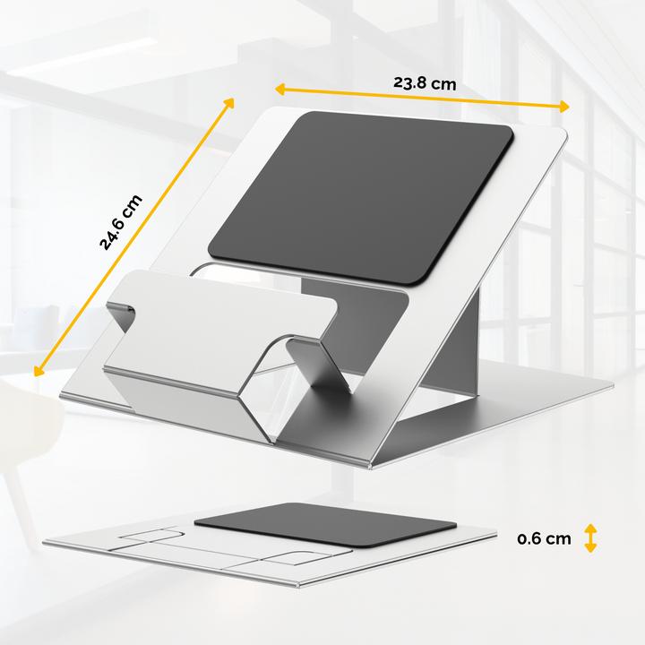 Produktbild Fellowes HYLYFT Notebook-Ständer Edelstahl