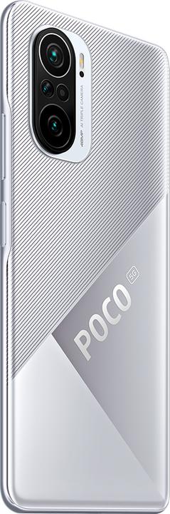 Immagine prodotto Xiaomi Poco F3 (256 GB, Argento chiaro di luna, 6.67", Doppia SIM ibrida + eSIM, 48 Mpx, 5G)