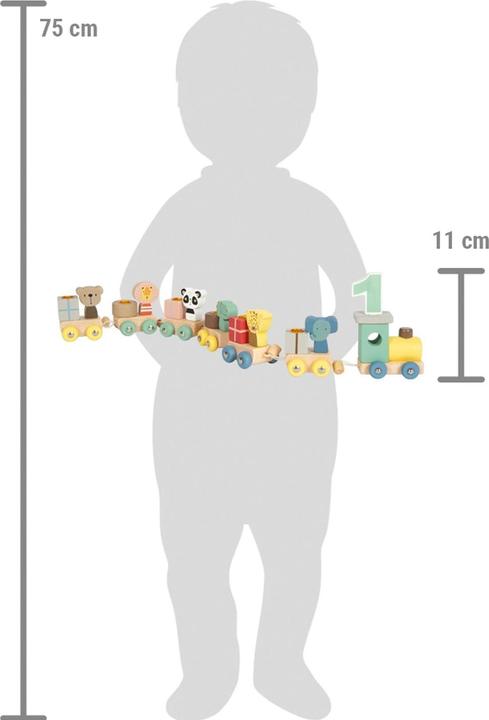 Produktbild small foot Geburtstagszug mit Tieren