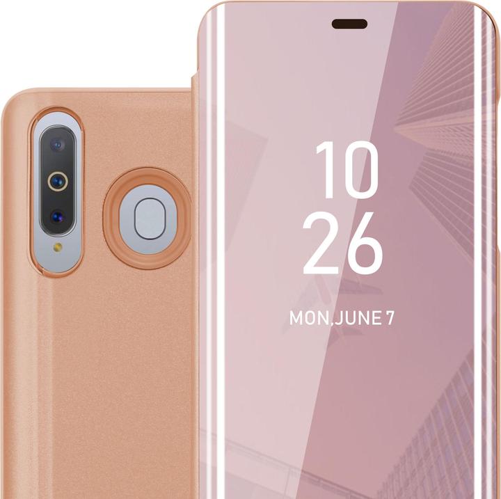 Actual product image Cadorabo Book Smart View Mirror Cover (Samsung Galaxy A8s)