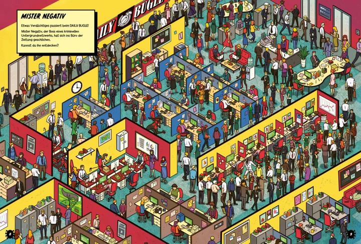 Immagine prodotto Marvel: Wo ist Spider-Man? Das grosse Wimmelbuch (Tedesco, Meraviglia, Constanze Steindamm, 2024)