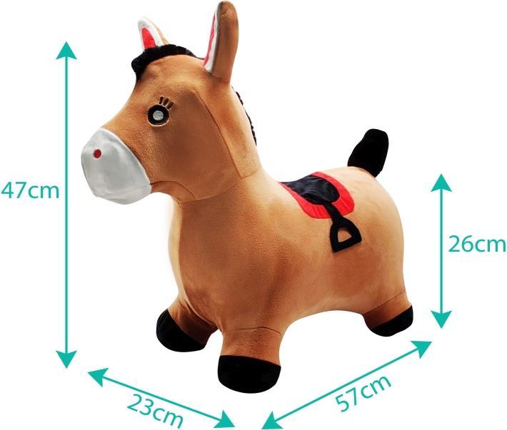 Immagine prodotto Lexibook Cavallo gonfiabile di peluche (BGP050)