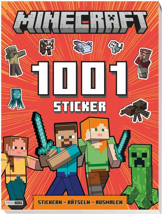 Actual product image Panini Minecraft: 1001 stickers: Stickers - puzzles - colouring in