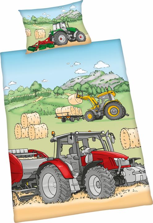Immagine prodotto Herding Biancheria da letto reversibile per bambini "Tractor