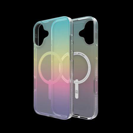 Productafbeelding Zagg Milan Snap MagSafe iPhone 16 Plus hoesje - Iridescent (Apple iPhone 16 Plus)
