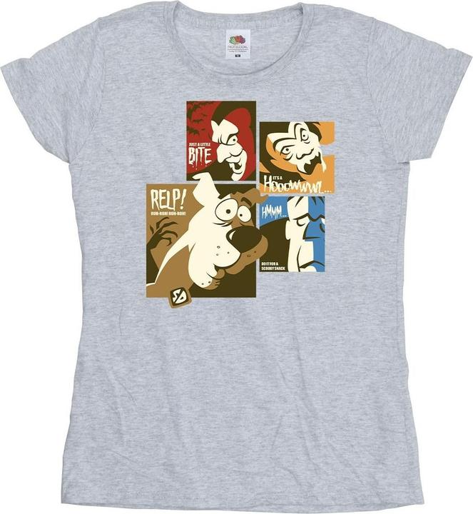 Immagine prodotto Scooby Doo Maglietta Volti Quadrati Donna (XL)
