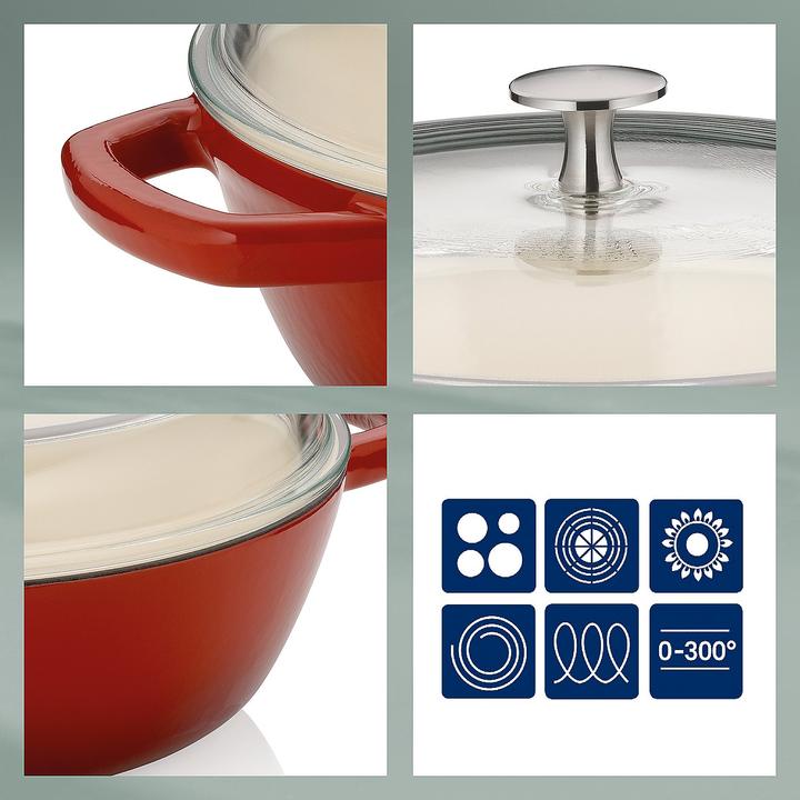 Produktbild Kela Bauernpfanne Calido (28 cm, Bräter + Schmortopf, Gusseisen)