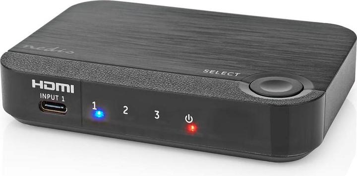 Image du produit Nedis Convertisseur HDMI ™ | 1x USB-C™ / 2x HDMI™ entrée | 1x HDMI™ sortie | 1 voie | 4K@60Hz | 18 Gbps