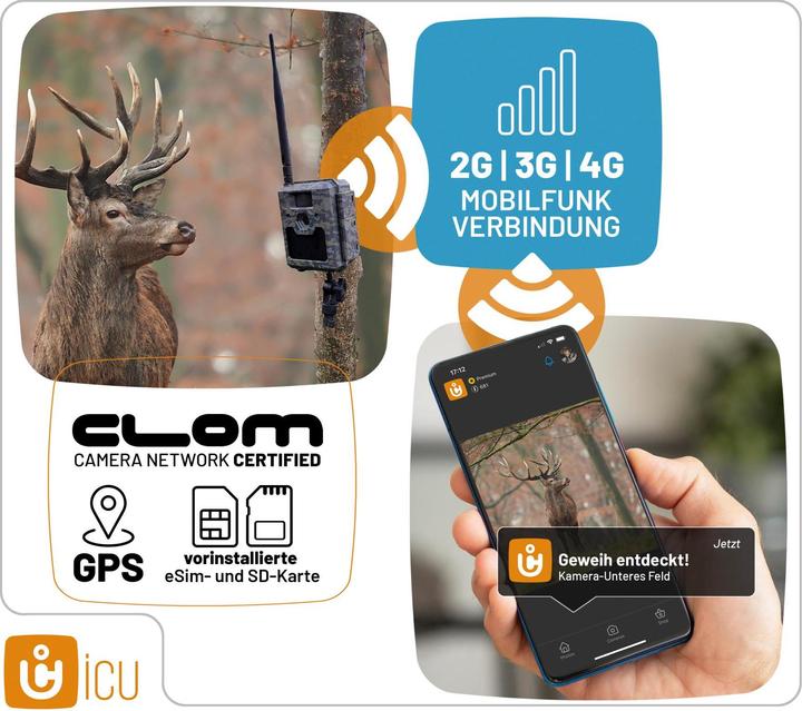 Produktbild ICUserver Clom Cam 5 Wildkamera