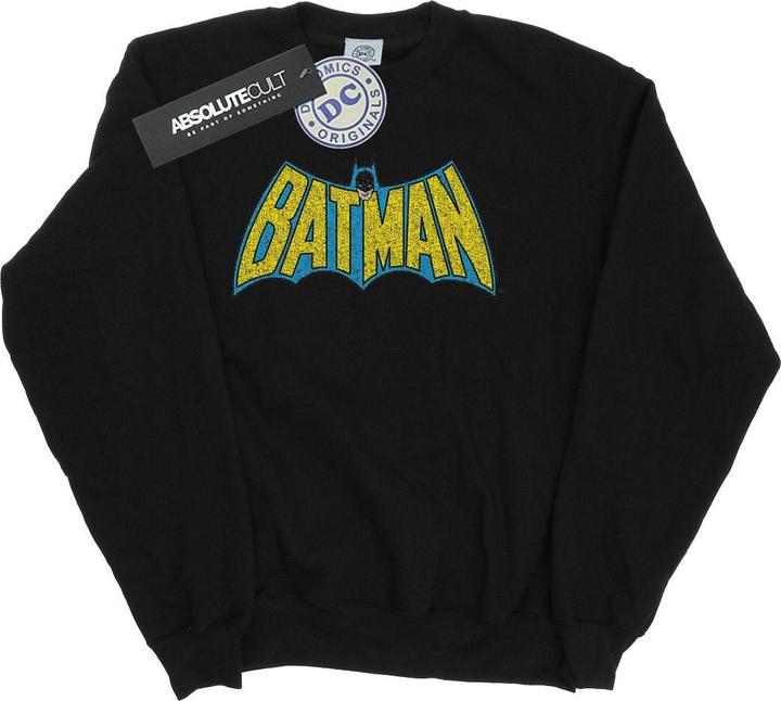 Actual product image Boys Batman Crackle Logo Sweatshirt (140, 146)