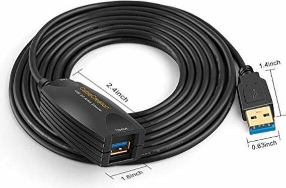 Image du produit StarTech 10 m de câble de rallonge USB 3.0 SuperSpeed actif - plug/socket (10 m, USB 3.2 Gen 1)