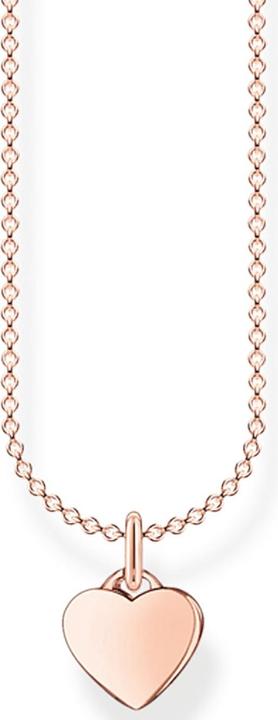 Produktbild Thomas Sabo Halskette Blume Lovely Daisy mit Steinen vergoldet (Silber 925, 40 cm)