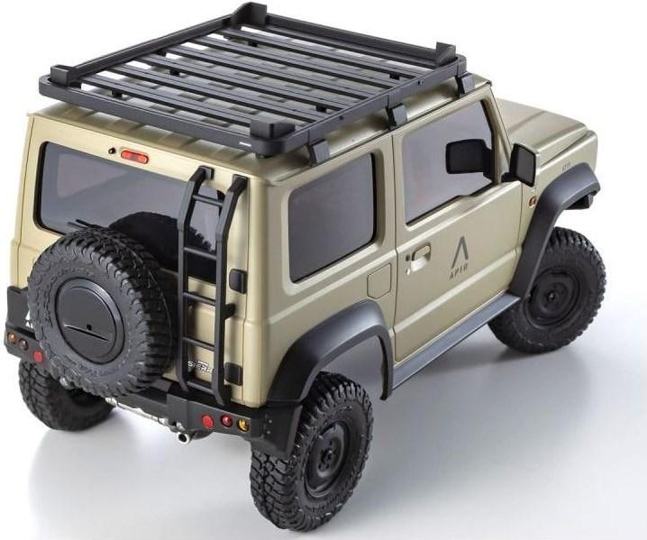 Actual product image Kyosho Scale Crawler Mini-Z Suzuki Jimny Apio TS4, Khaki 1:18, ARTR (RTR Ready-to-Run)