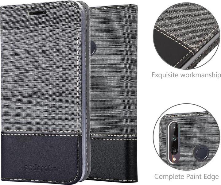 Actual product image Cadorabo Book Jeans Optics Cover (Huawei P40 Lite E)