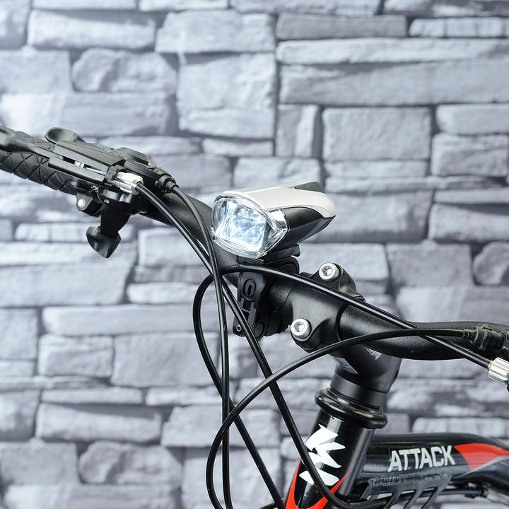 Produktbild KryoLights LED-Fahrradlampe mit Licht-Sensor & Akku (100 lm)