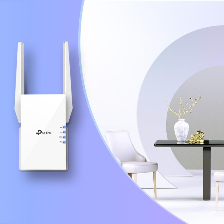 Produktbild TP-Link RE505X Wi-Fi 6 WLAN Repeater AX1500 (1200 Mbit/s, 300 Mbit/s)