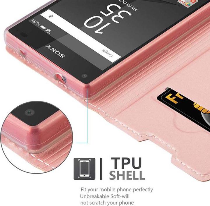 Produktbild Cadorabo Book Classy Style Cover (Sony Xperia Z5 Compact)