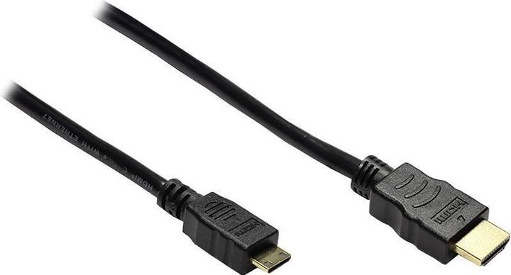 Actual product image Good Connections Connection cable HDMI 2.0b, male (type A) to Mirco male (type D), 4K / UHD @60Hz, 18 Gbit/s, vergo (1 m, HDMI)