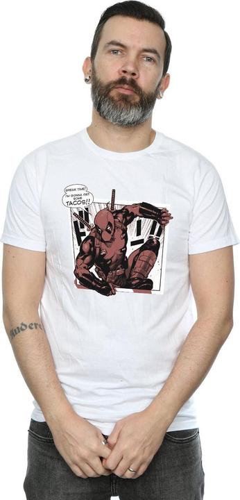 Immagine prodotto Deadpool Breaktime Tacos Maglietta Uomo (XXL)
