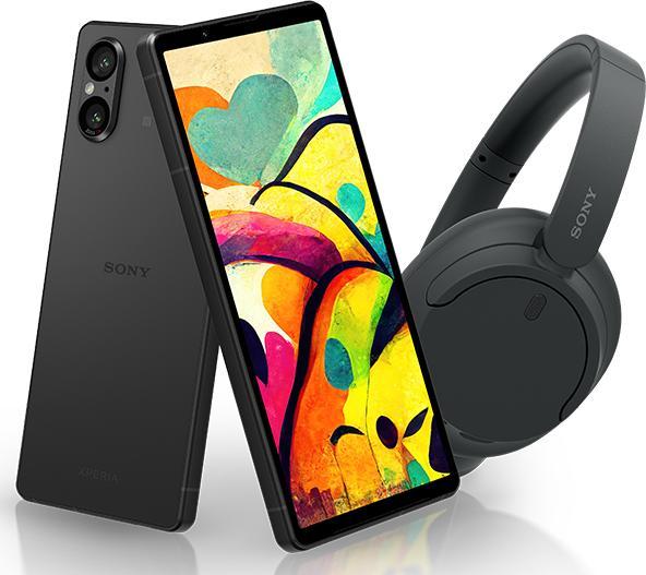 Actual product image Sony Xperia 5 V (128 GB, Black, 6.10", SIM + eSIM, 48 Mpx, 5G)