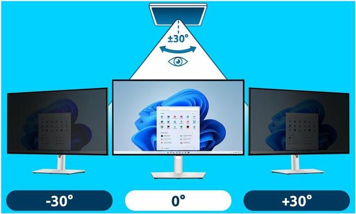 Actual product image Kensington privacy filter - 2-fold, removable for 24". (24", 16 : 10)